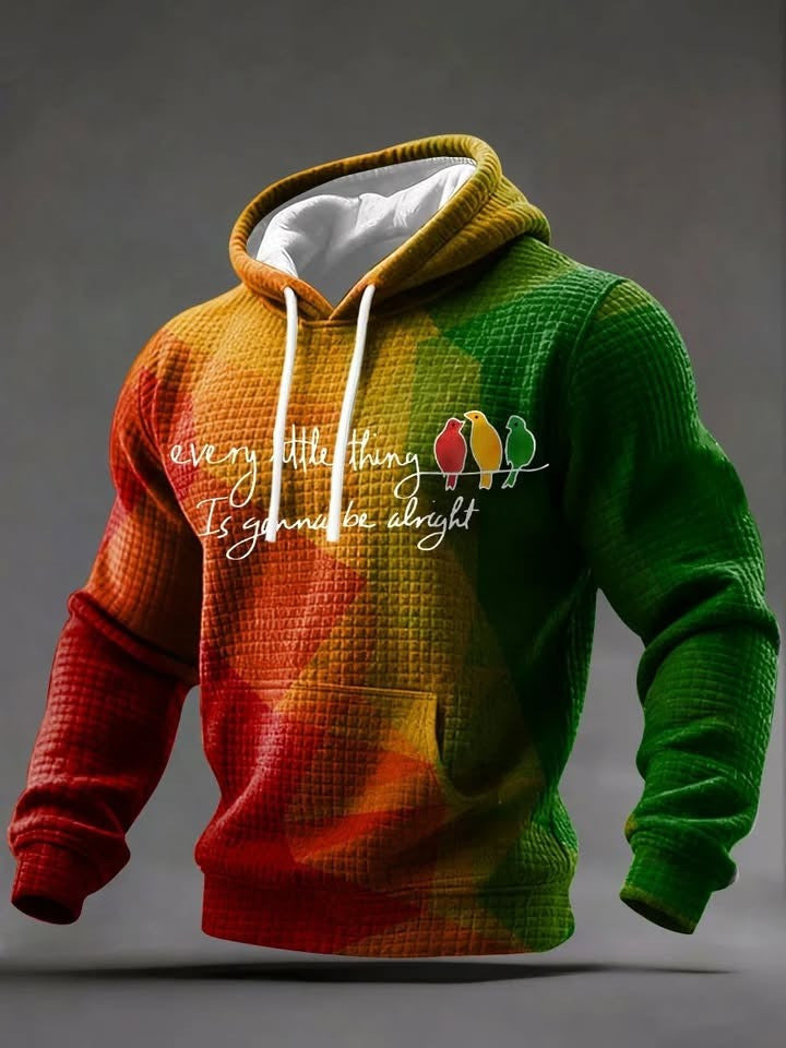 Black History Month Hoodie Every Little Thing Is Gonna Be Alright Hoodie Gifts For Men - Lilybirchmarket
