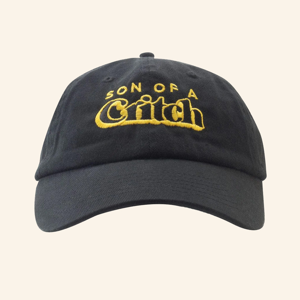 Black Maple Trading Merch Son Of A Critch Logo Embroidered Hat Gifts For Husband - Lilybirchmarket