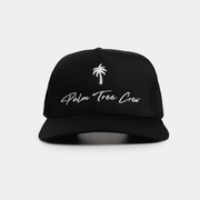 Black Palm Tree Crew Hat Summer Gift Idea for Husband PTC Outdoor Trucker Hat - Lilybirchmarket