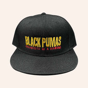 Black Pumas Merch Chronicles Of A Diamond Embroidered Snapback Hat Gifts For Band Fans - Lilybirchmarket