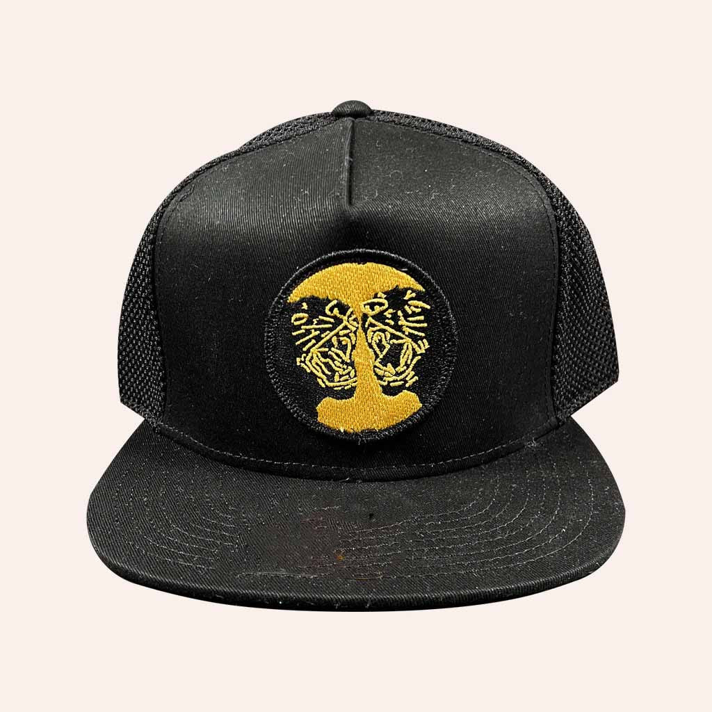 Black Pumas Merch Embroidered Snapback Mesh Hat Christmas Presents For Boyfriend - Lilybirchmarket