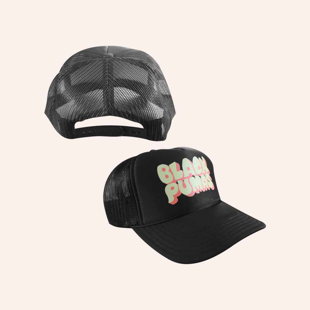 Black Pumas Merch Trucker Hat Christmas Gift Ideas For Men - Lilybirchmarket