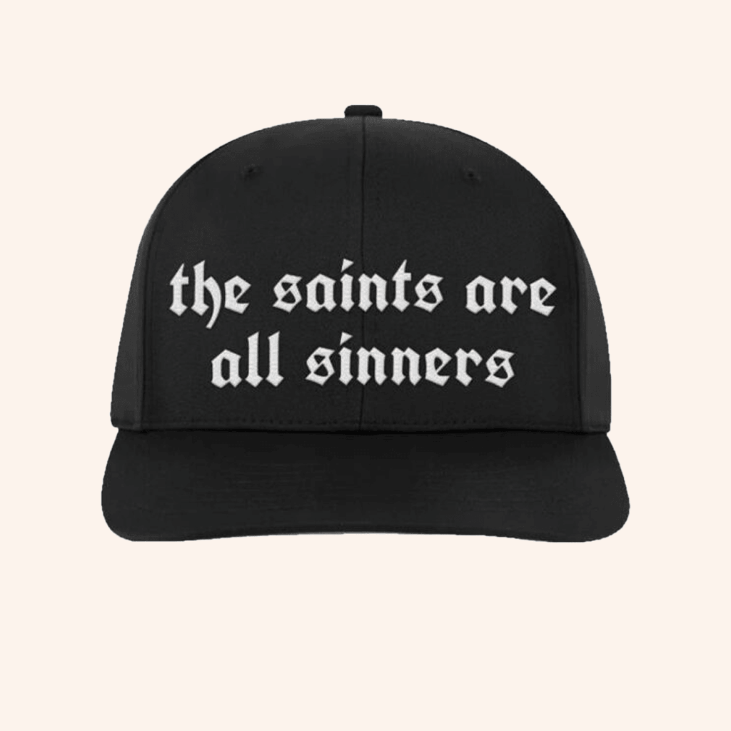 Black Veil Brides Merch The Saints Are All Sinners Hat Embroidered Music Related Gifts For Guys - Lilybirchmarket