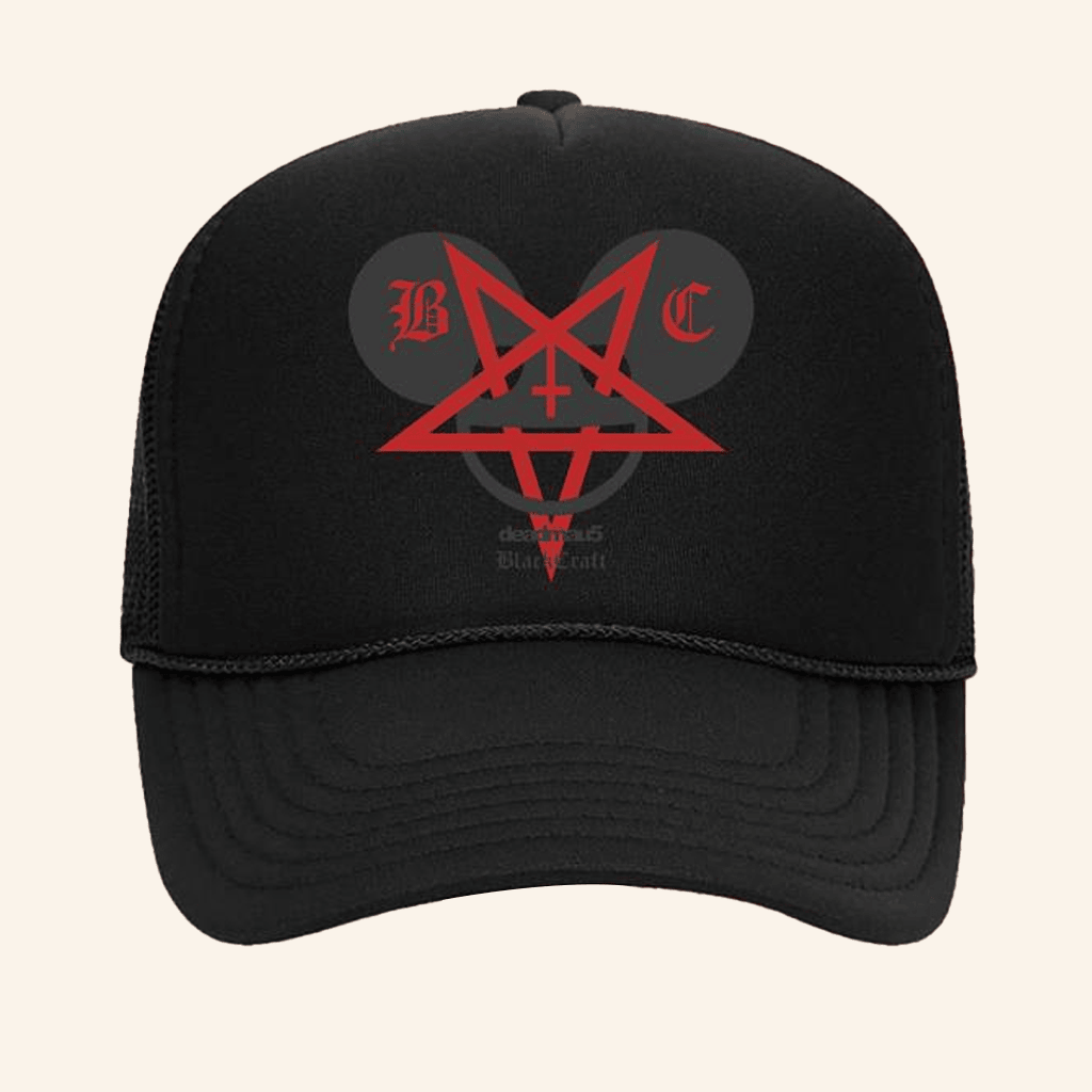 Blackcraft Cult Merch Deadmau5 X Blackcraft Pentamau5 Trucker Hat Gifts For Dudes - Lilybirchmarket