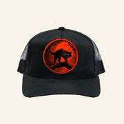Blackcraft Cult Merch Halloween Cat Trucker Hat Halloween Gifts For Friends - Lilybirchmarket