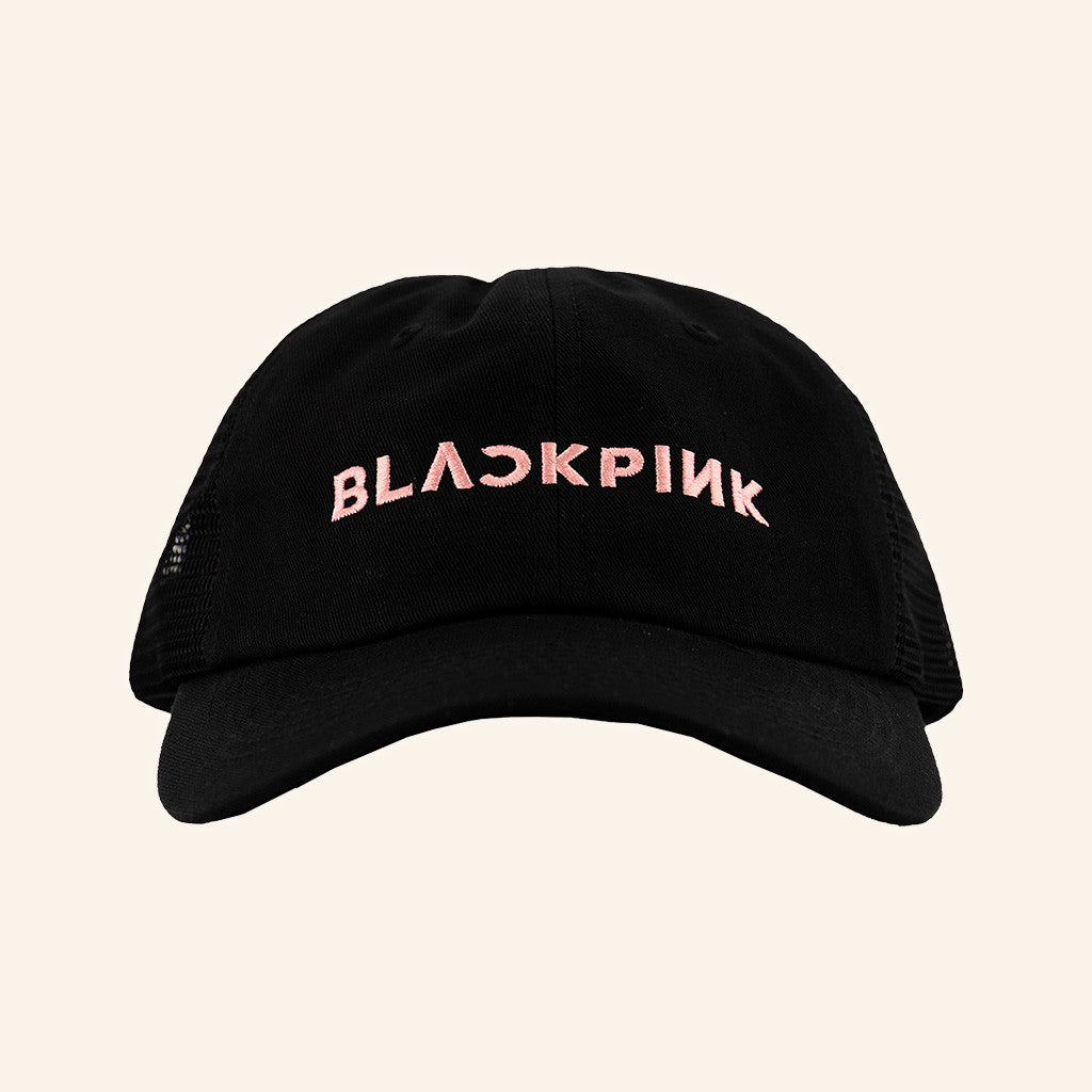 Blackpink Merch Logo Embroidered Trucker Hat Best Gifts For Blackpink Fans - Lilybirchmarket