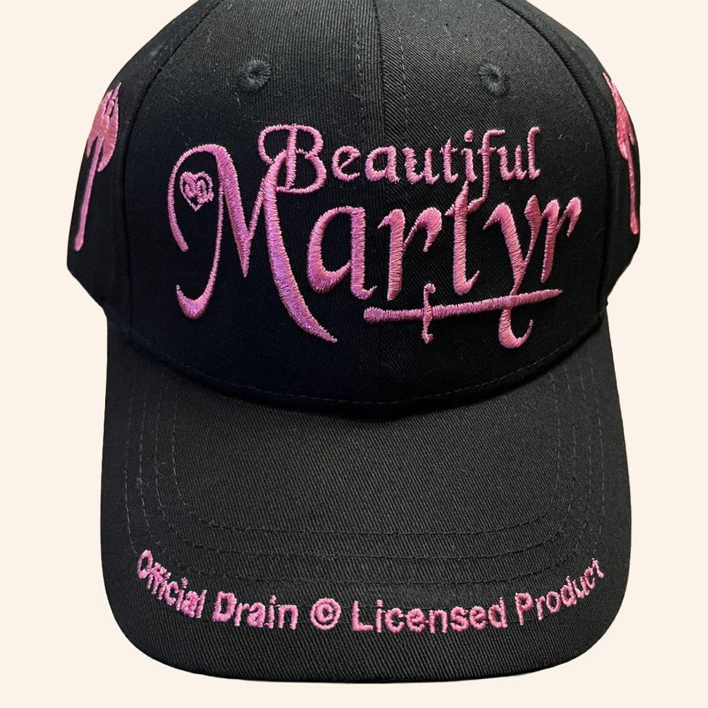 Bladee Martyr Tour Merch Beautiful Martyr Embroidered Hat Drain Gang Hat Gifts For Her - Lilybirchmarket