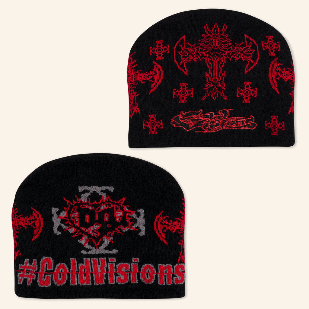 Bladee Merch Cold Visions Beanie Christmas Gifts For Rock Fans - Lilybirchmarket