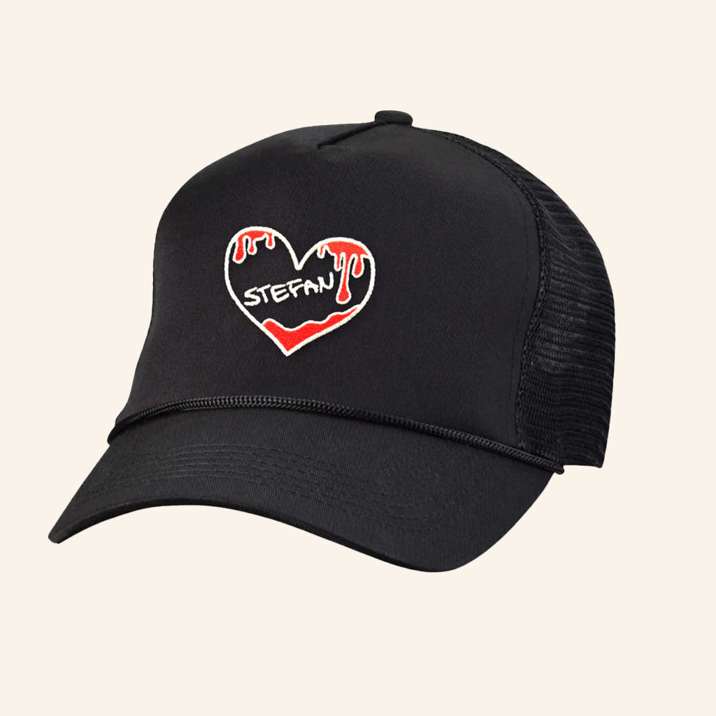 Blank Clo Merch Paul Wesley I Heart Stefan Trucker Hat Christmas Presents For Boyfriend - Lilybirchmarket