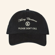 Bleachers Merch Merry Christmas Please Don't Call Embroidered Hat Gift For Rock Lover - Lilybirchmarket