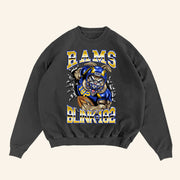 Blink 182 Merch Blink 182 X LA Football Touchdown Sweatshirt Gifts For Football Lovers - Lilybirchmarket