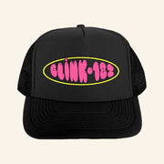 Blink 182 Merch Logo Trucker Hat Presents For Music Lovers - Lilybirchmarket