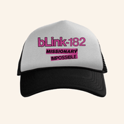 Blink 182 Merch Missionary Impossible Tour Trucker Hat Best Gifts For Music Lovers - Lilybirchmarket