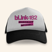 Blink 182 Merch Missionary Impossible Tour Trucker Hat Cool Gifts For Music Lovers - Lilybirchmarket