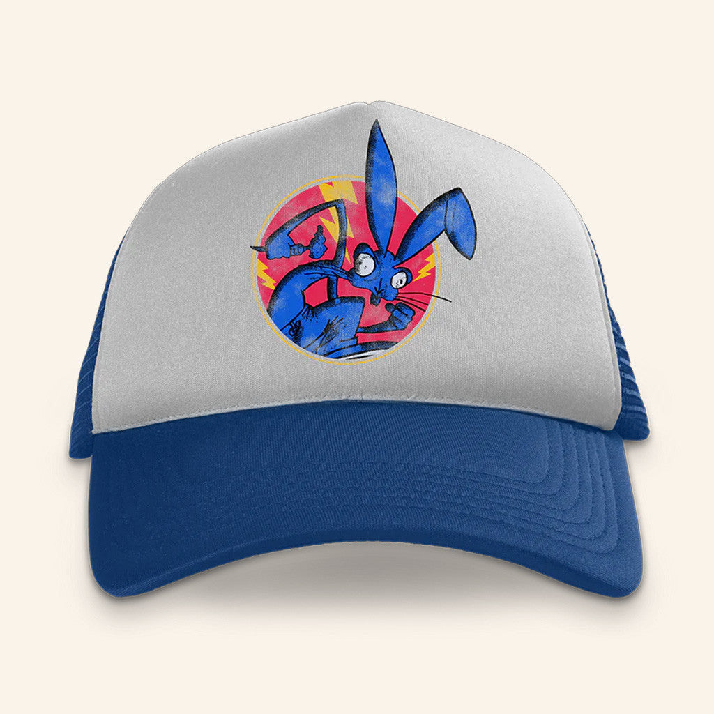 Blink 182 Merch Rabbit Trucker Hat Music Lover Gift Ideas For Him - Lilybirchmarket