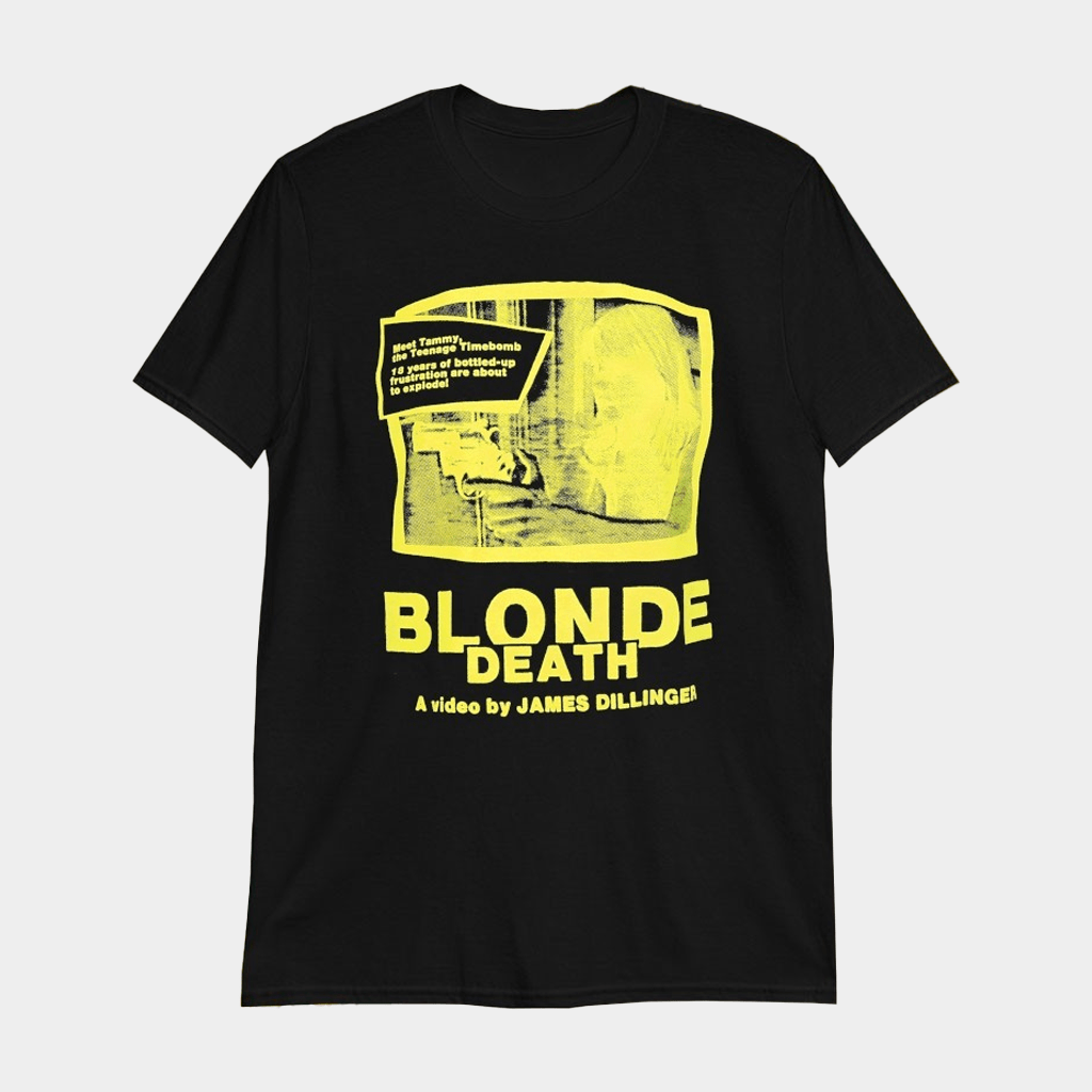 Blonde Death Bleeding Skull T-Shirt Black Gifts Ideas For Him - Lily Birch Market