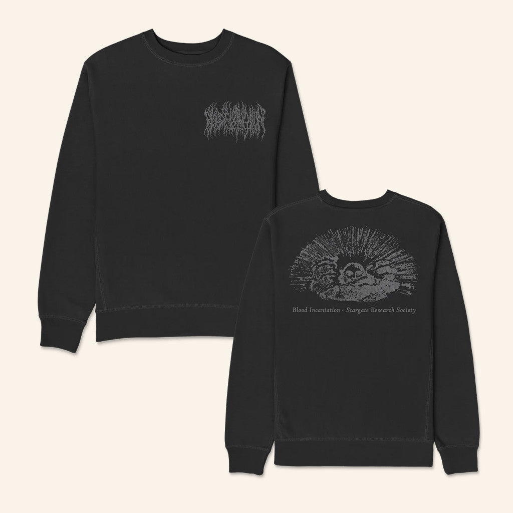 Blood Incantation Merch Stargate Research Society Crewneck Sweatshirt Gifts For Brother - Lilybirchmarket