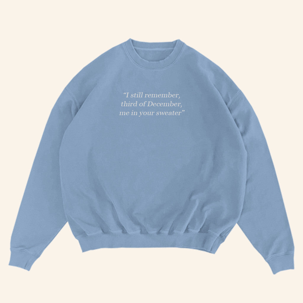 Blue Conan Gray Heather Sweater 2025 Conan Gray Merch Your Sweater Sweatshirt Daughter Gifts - Lilybirchmarket
