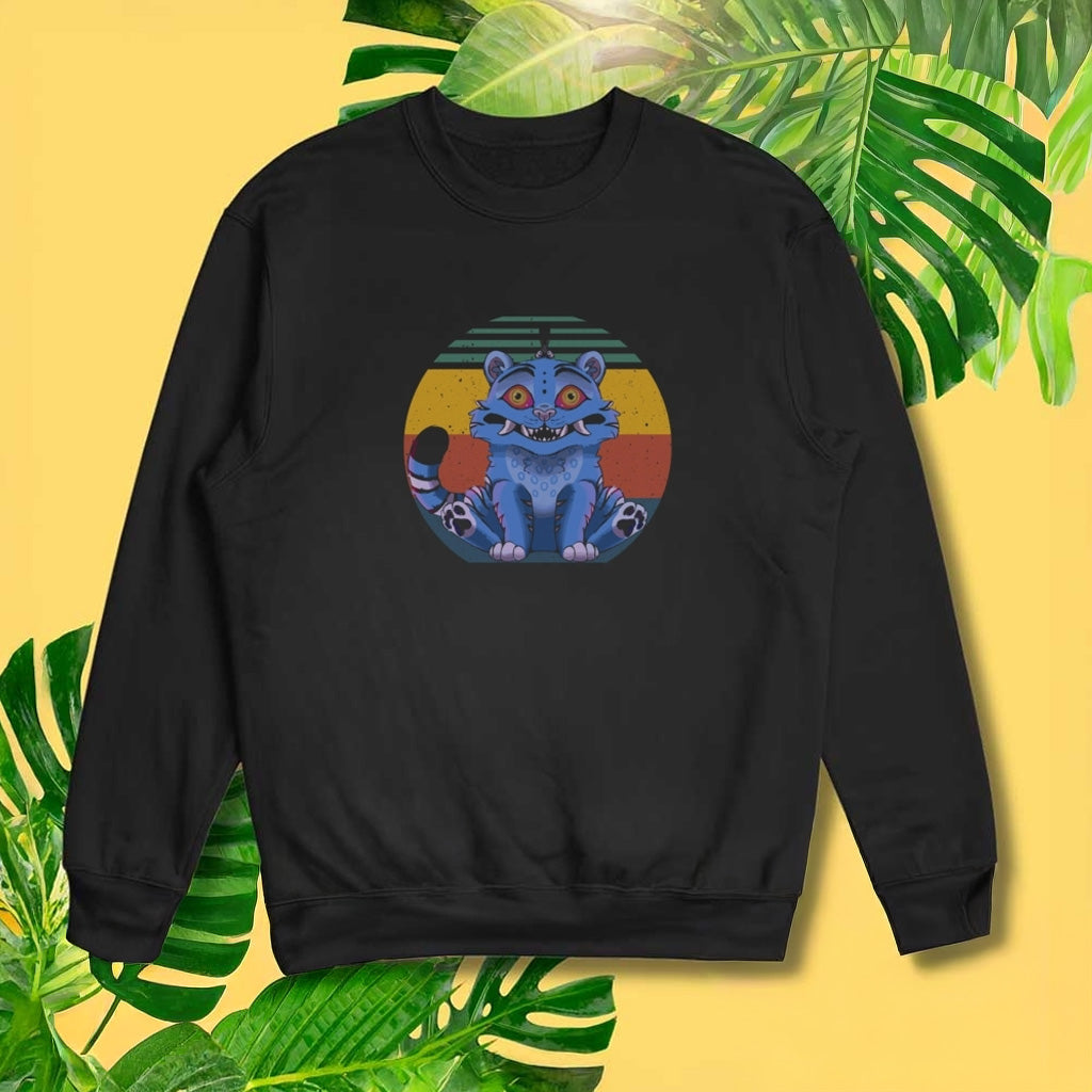 Blue Tiger And Magpie Jinus Pets From Kpop Demon Hunter Sweatshirt Fan Merch Friends Gift - Lilybirchmarket