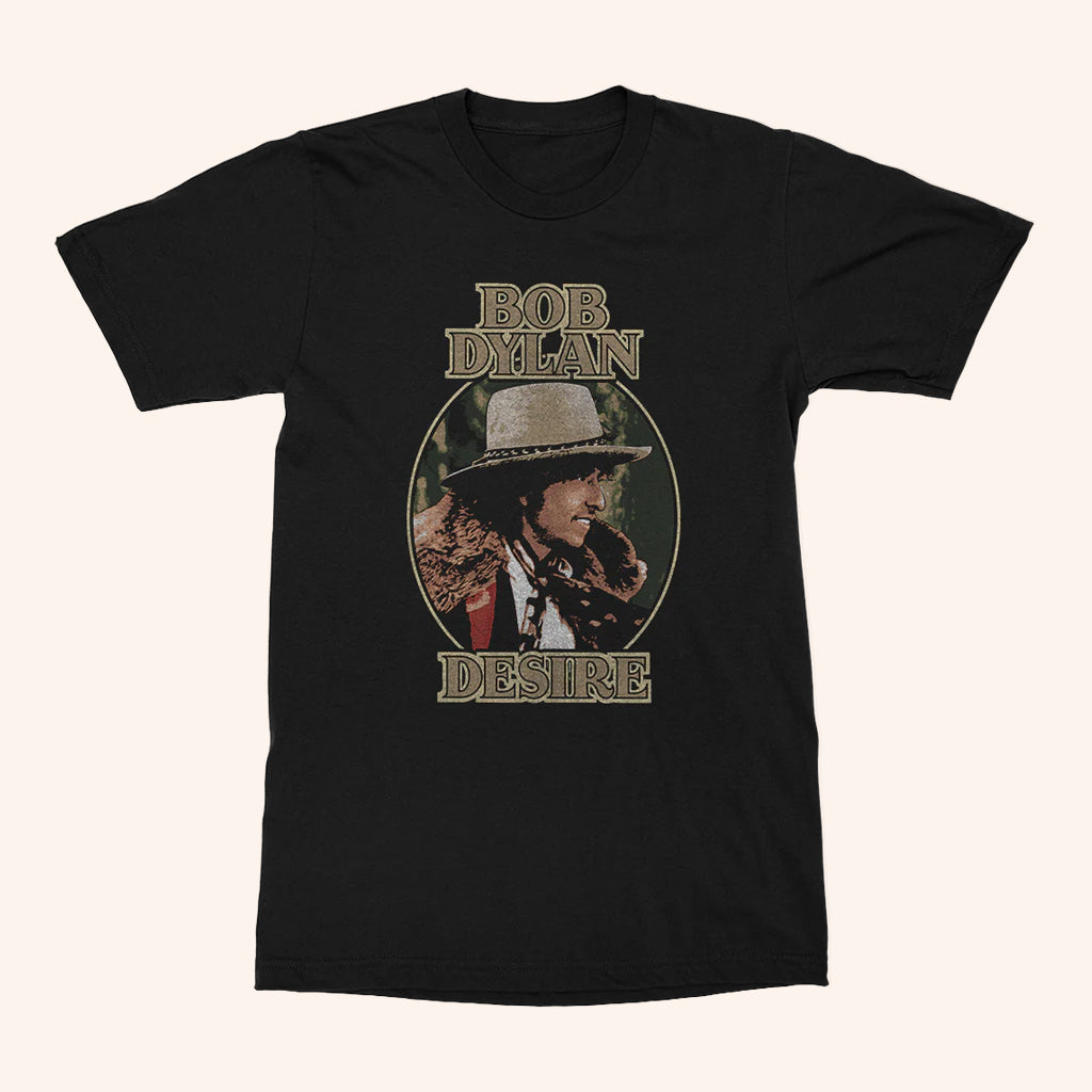 Bob Dylan Merch Desire Black T-Shirt Gift Ideas For Music Lovers - Lily Birch Market
