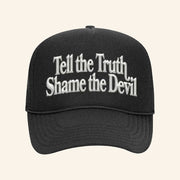 Bold Apparel Merch Tell The Truth Trucker Hat Black Christmas Presents For Him - Lilybirchmarket