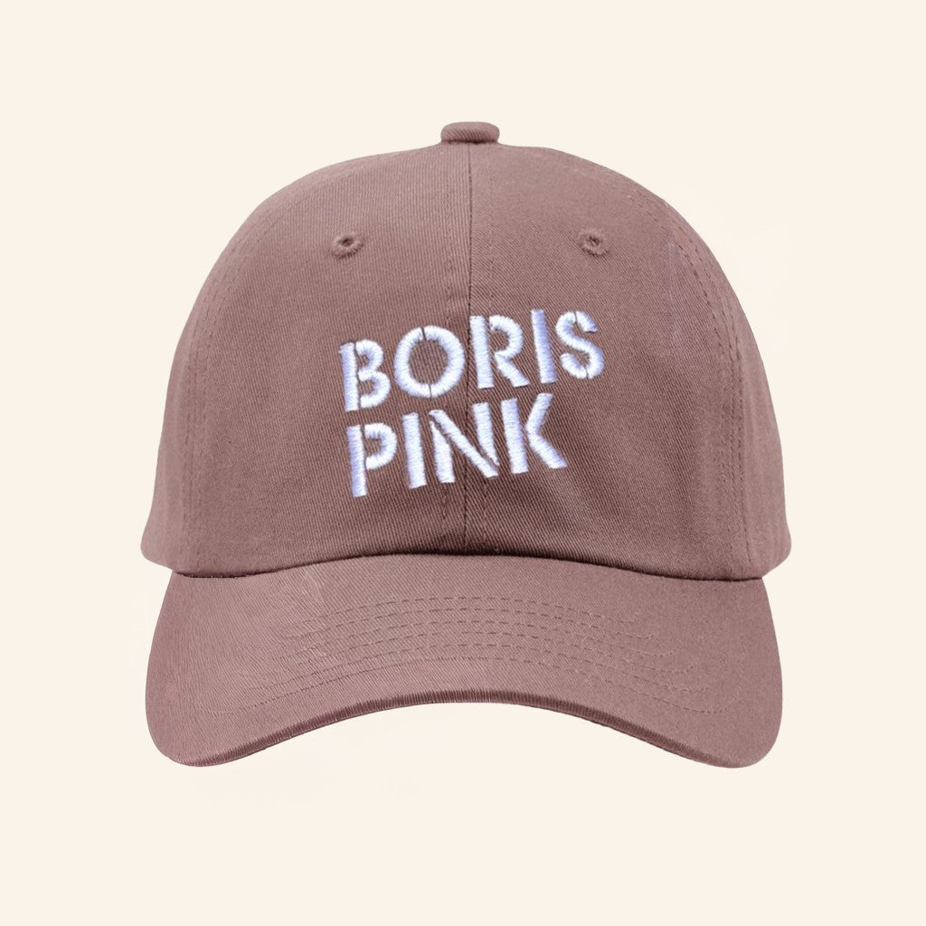 Boris Heavy Rocks Merch Boris Pink Embroidered Hat Christmas Present Ideas For Him - Lilybirchmarket