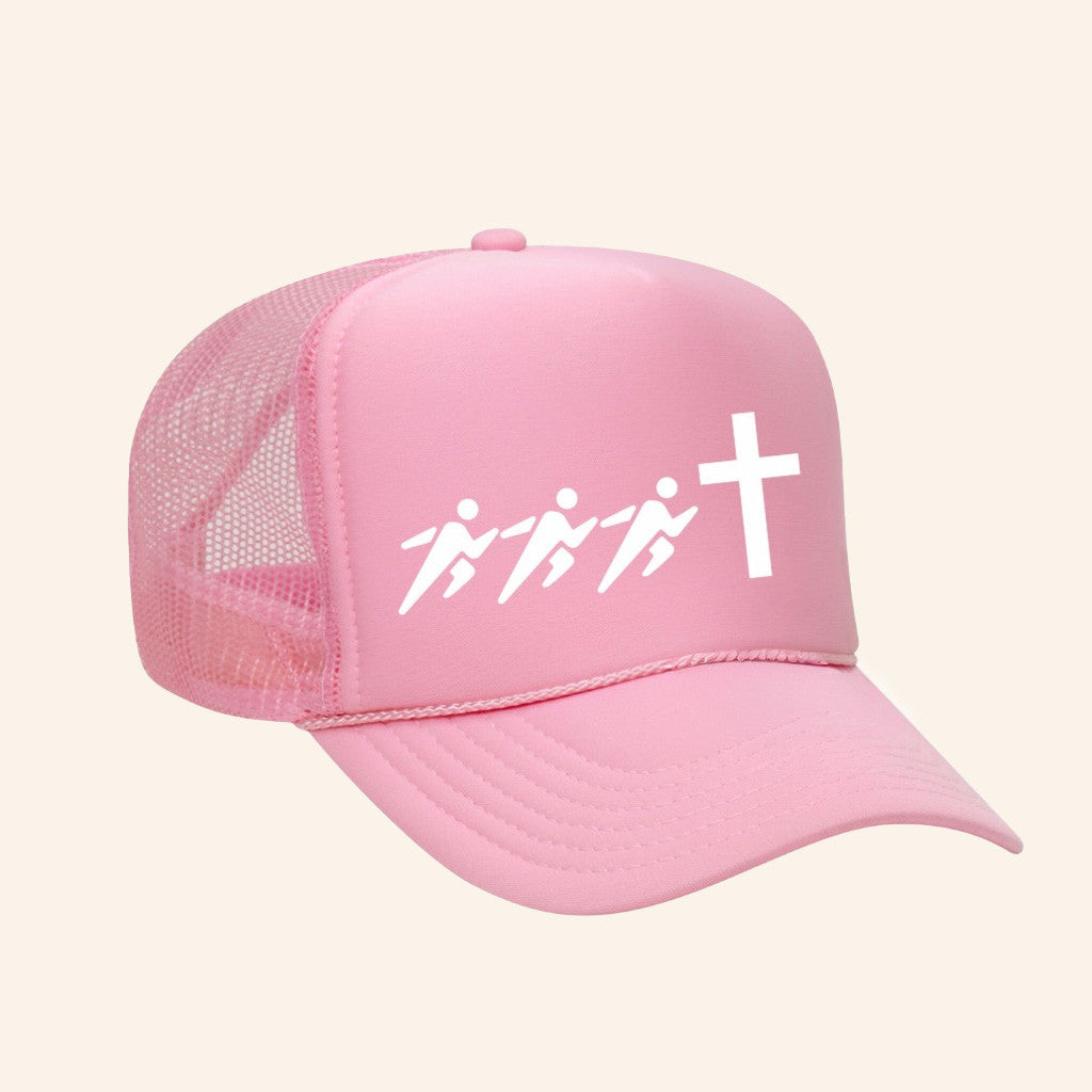 Born Again Run Club Merch Chasing Jesus Trucker Hat Christian Merch Religious Gifts For Her - Lilybirchmarket