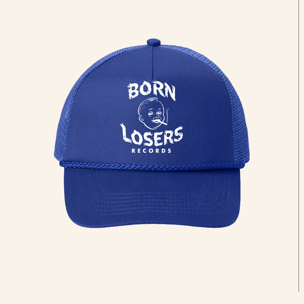 Born Losers Records Merch BLR Label Trucker Hat Christmas Gift Ideas For Friends - Lilybirchmarket