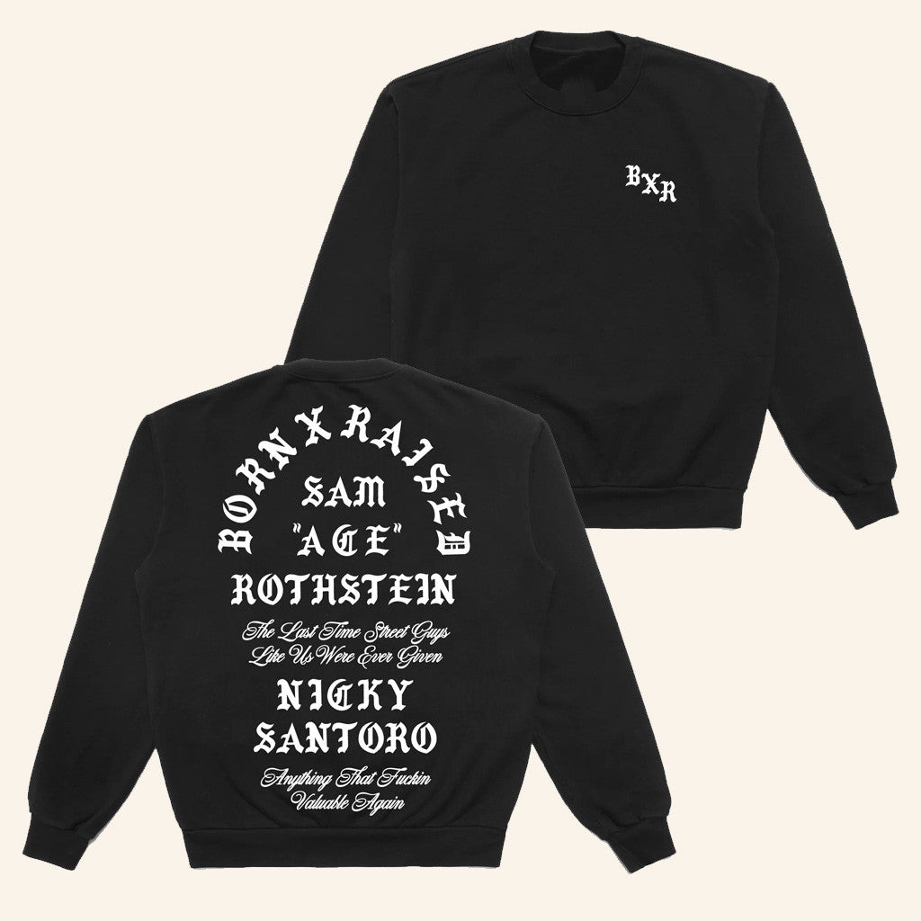 Born X Raised Merch Tangiers Sweatshirt Black Gift Ideas For Husband - Lilybirchmarket