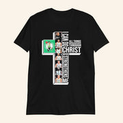 Boston Celtics I Can Do All Things Through Christ Who Strengthen Me Players Signatures Shirt - Lily Birch Market