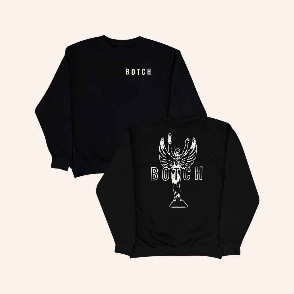 Botch Merch Trophy Black Sweatshirt Christmas Gift Ideas For Brother - Lilybirchmarket