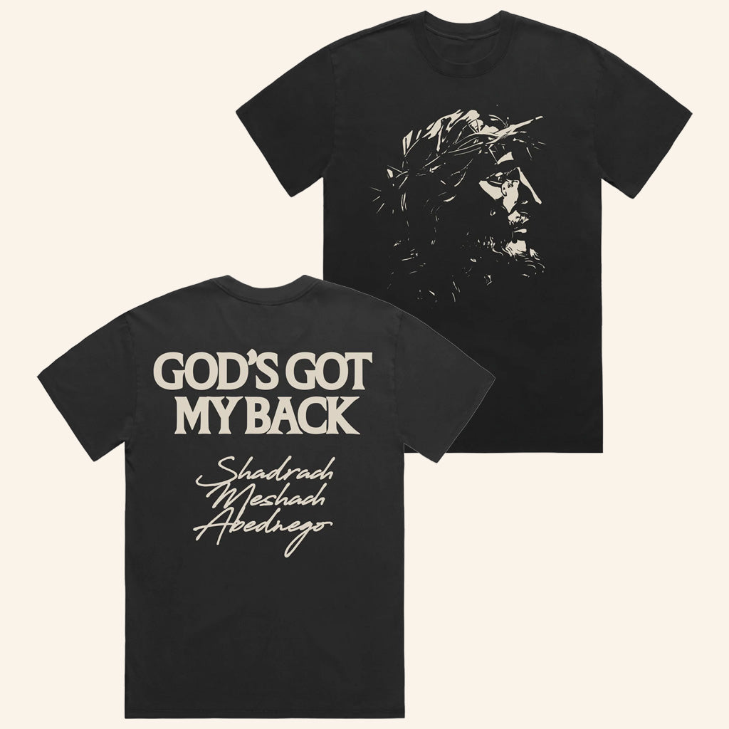 Brandon Lake Merch God's Got My Back T-Shirt Black Best Gifts For Christian - Lily Birch Market