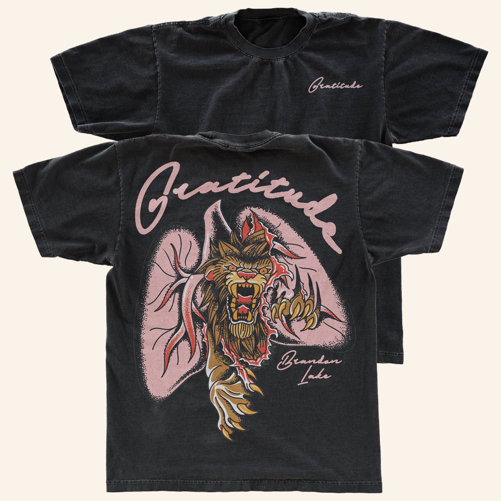 Brandon Lake Merch Gratitude Lion T-Shirt Gift Ideas For Music Lovers - Lily Birch Market