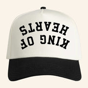 Brandon Lake Merch King Of Heart Upside Down Hat Two Tone Gifts For Music Fans - Lilybirchmarket