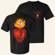 Brandon Lake Merch Love Of God Heart T-Shirt Christian Apparel Gifts For Music Fans - Lily Birch Market