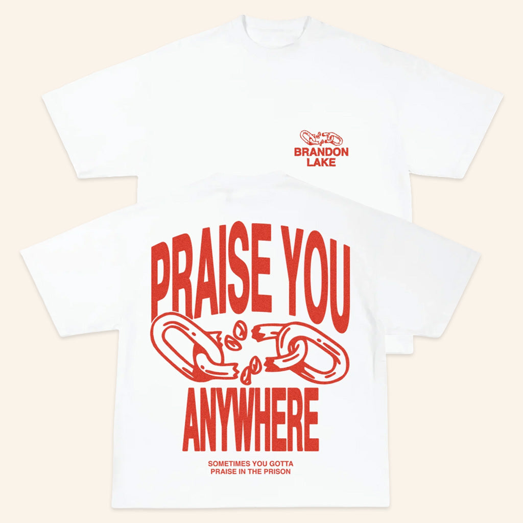 Brandon Lake Merch Praise You Anywhere Chain T-Shirt Presents For Music Lovers - Lily Birch Market