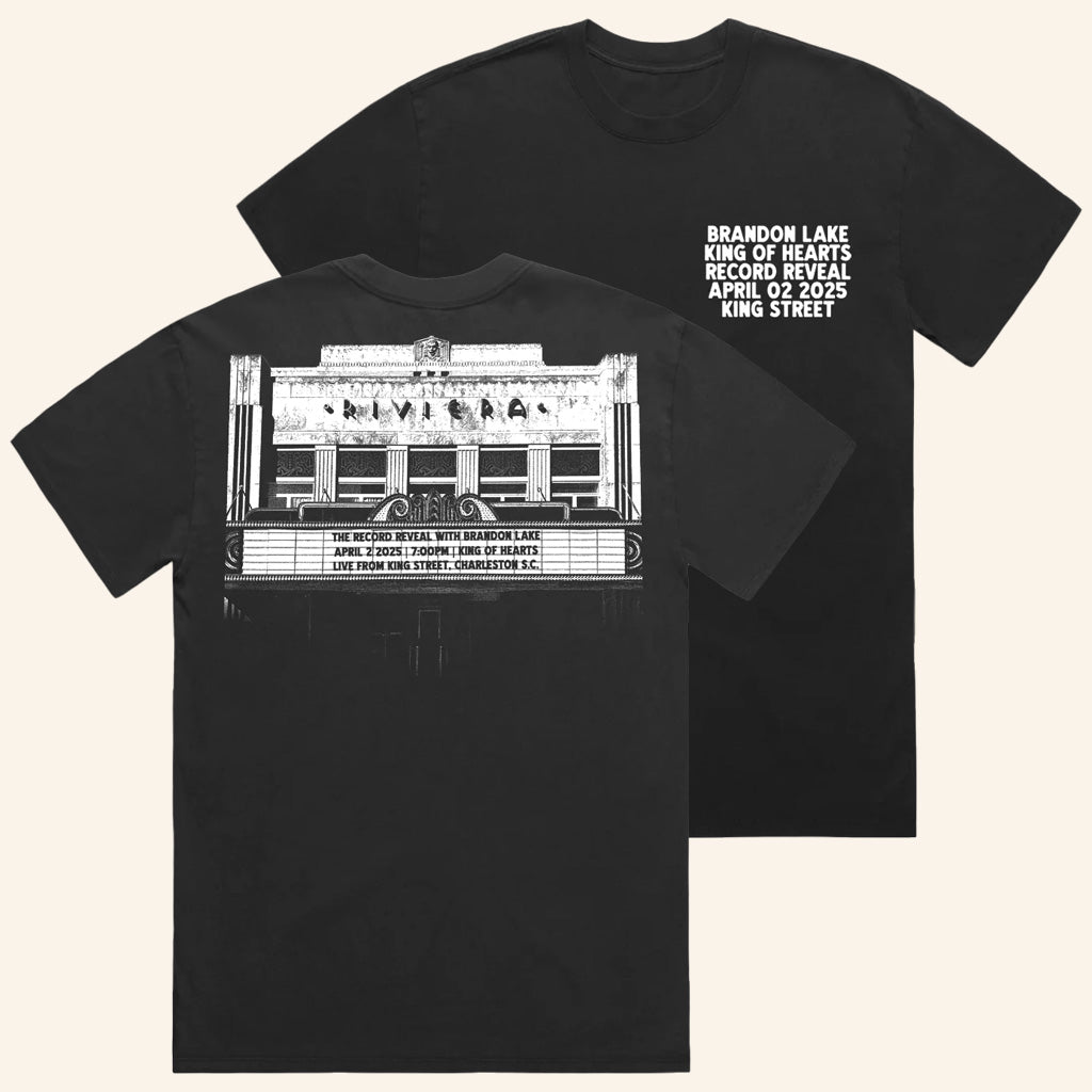 Brandon Lake Merch Riviera Theater Reveal T-Shirt Music Gift Ideas For Guys - Lily Birch Market