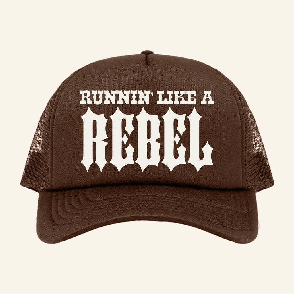 Brandon Lake Merch Runnin' Like A Rebel Trucker Hat Gifts For Music Fans - Lilybirchmarket