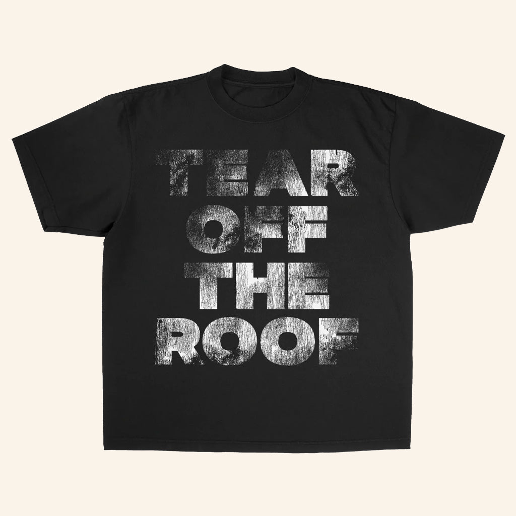 Brandon Lake Merch Tear Off The Roof T-Shirt Black Cool Gifts For Music Lovers - Lily Birch Market