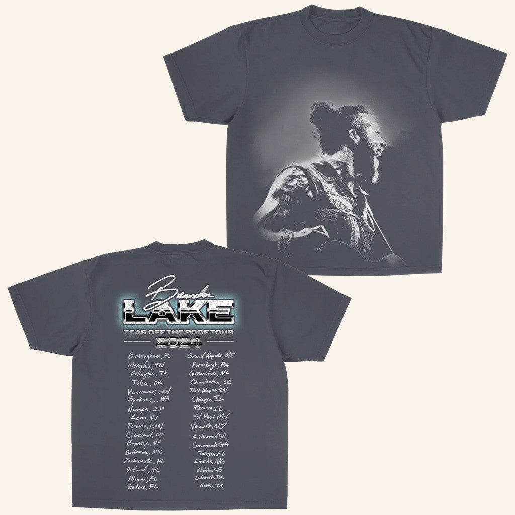 Brandon Lake Merch Tear Off The Roof Tour II T-Shirt Best Gifts For Music Lovers - Lily Birch Market