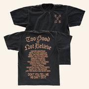 Brandon Lake Merch TGTNB T-Shirt Too Good To Not Believe Shirt Gifts For Music Fans - Lily Birch Market