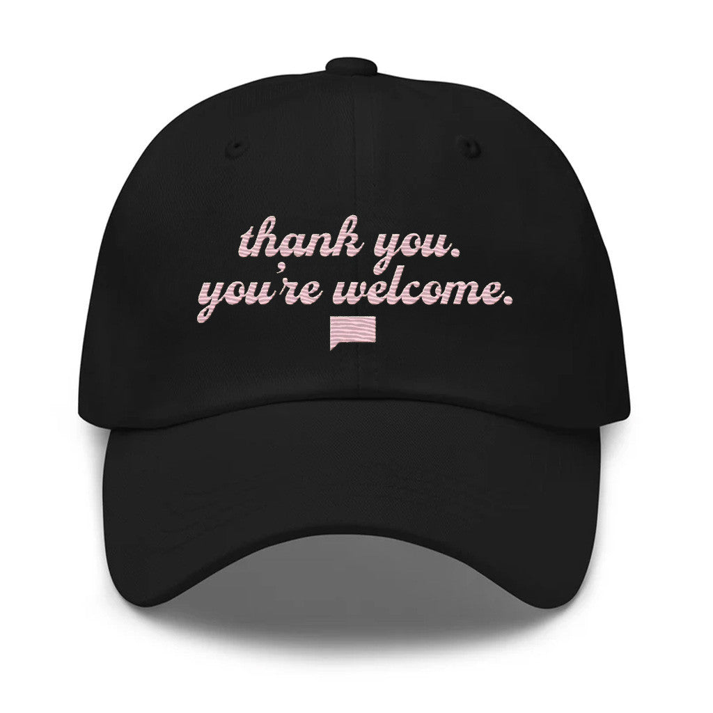 Bravo Merch The Real Housewives of Beverly Hills Thank You You're Welcome Embroidered Hat - Lilybirchmarket