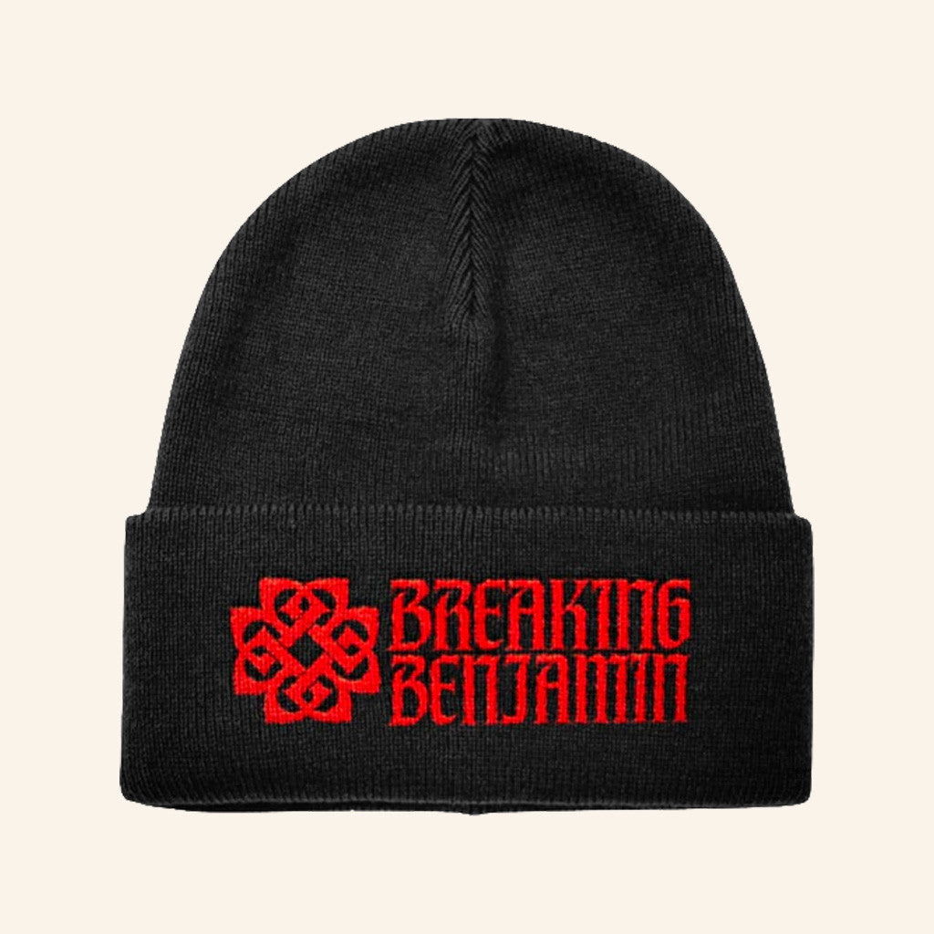 Breaking Benjamin Merch Red Logo Beanie Christmas Present Ideas For Him - Lilybirchmarket