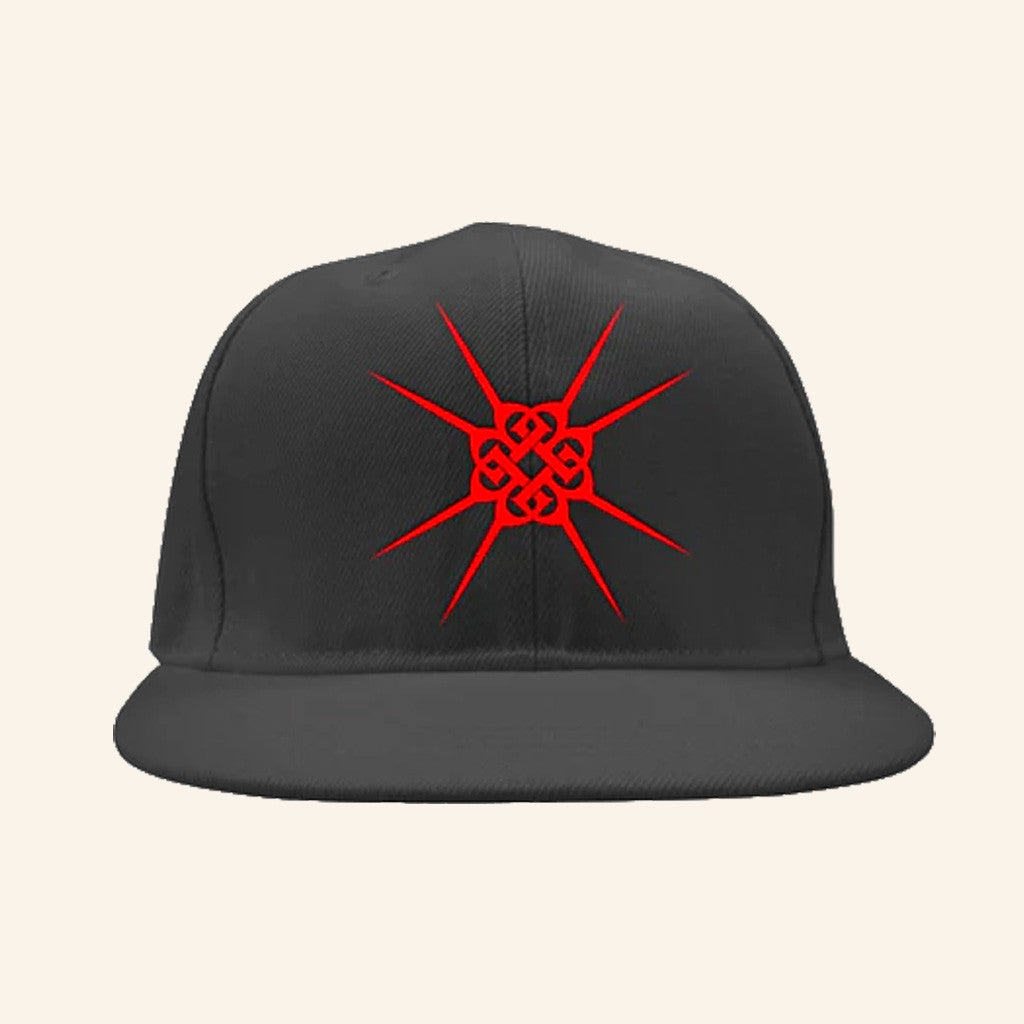 Breaking Benjamin Merch Red Spike Logo Snapback Hat Embroidered Christmas Present Ideas For Dad - Lilybirchmarket