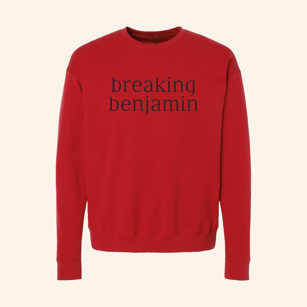 Breaking Benjamin Merch Red Sweatshirt Great Christmas Gifts For Men - Lilybirchmarket