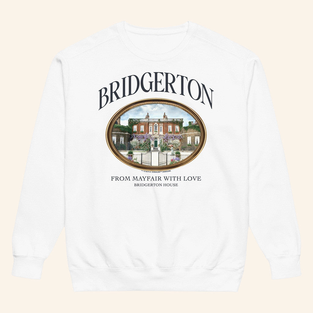 Bridgerton Merch From Mayfair With Love Sweatshirt Great Gifts For Girlfriend - Lilybirchmarket