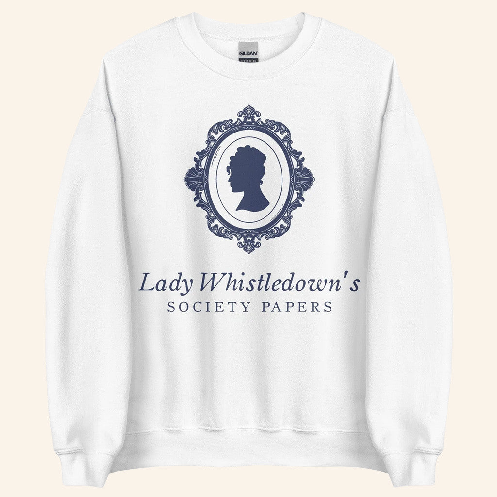 Bridgerton Merch Lady Whistledown's Society Papers Sweatshirt Best Gifts For Her - Lilybirchmarket