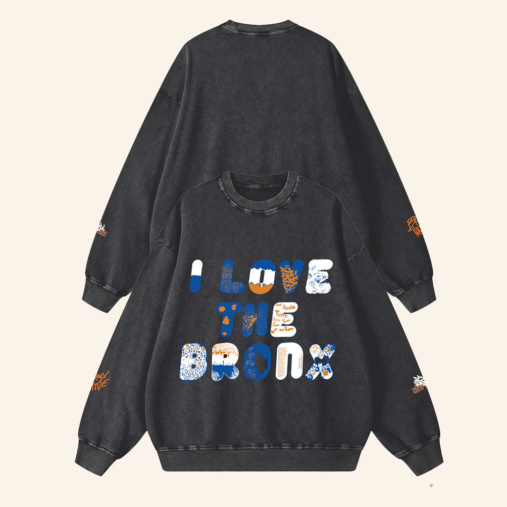 Bronx Native Merch I Love The Bronx Sweatshirt Christmas Gifts Ideas For Him - Lilybirchmarket