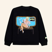 Broski Report Merch Broski News Watching Crewneck Sweatshirt Gift Ideas For Wife - Lilybirchmarket