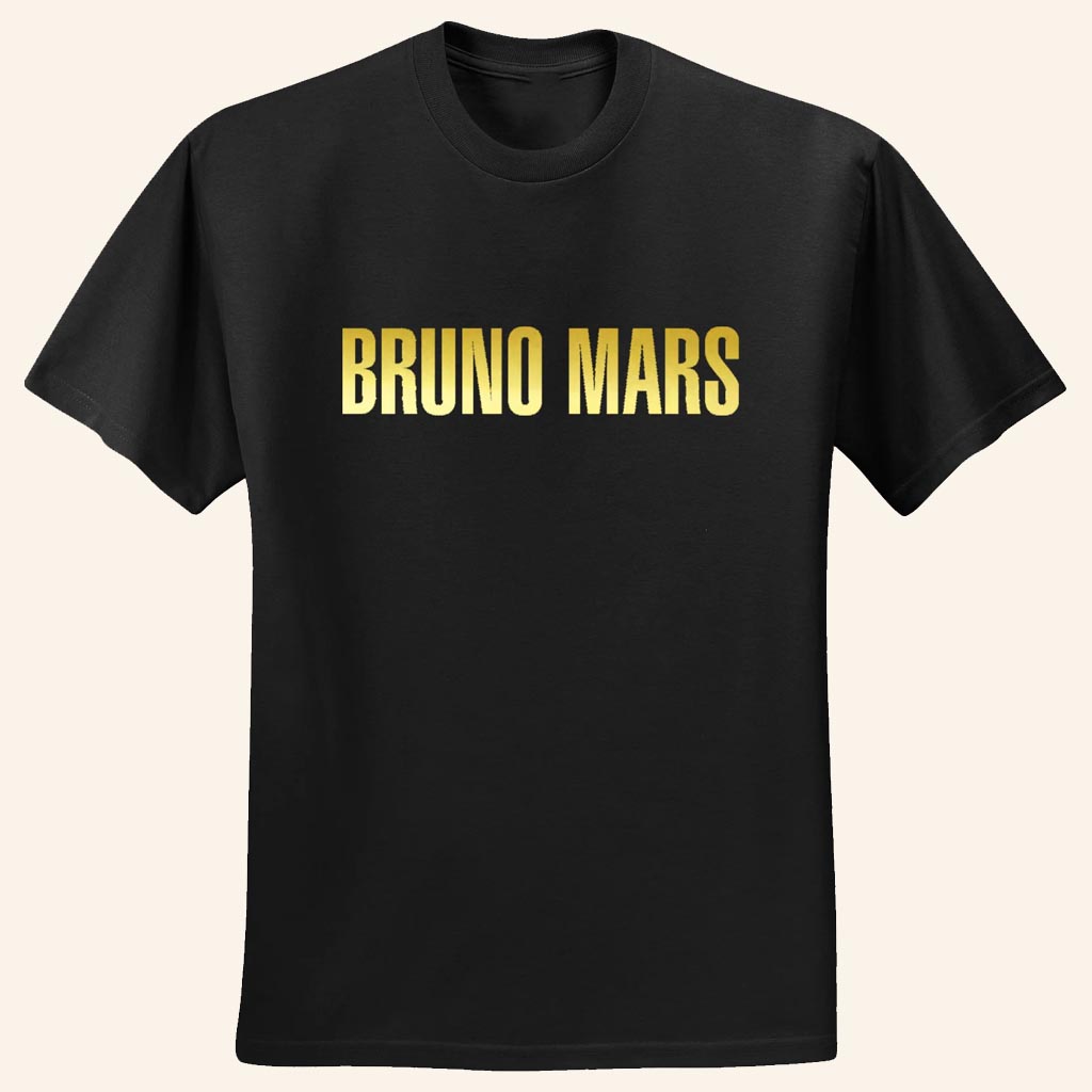 Bruno Mars Merch Bruno Mars Logo T-Shirt Gift Ideas For Music Lovers - Lily Birch Market